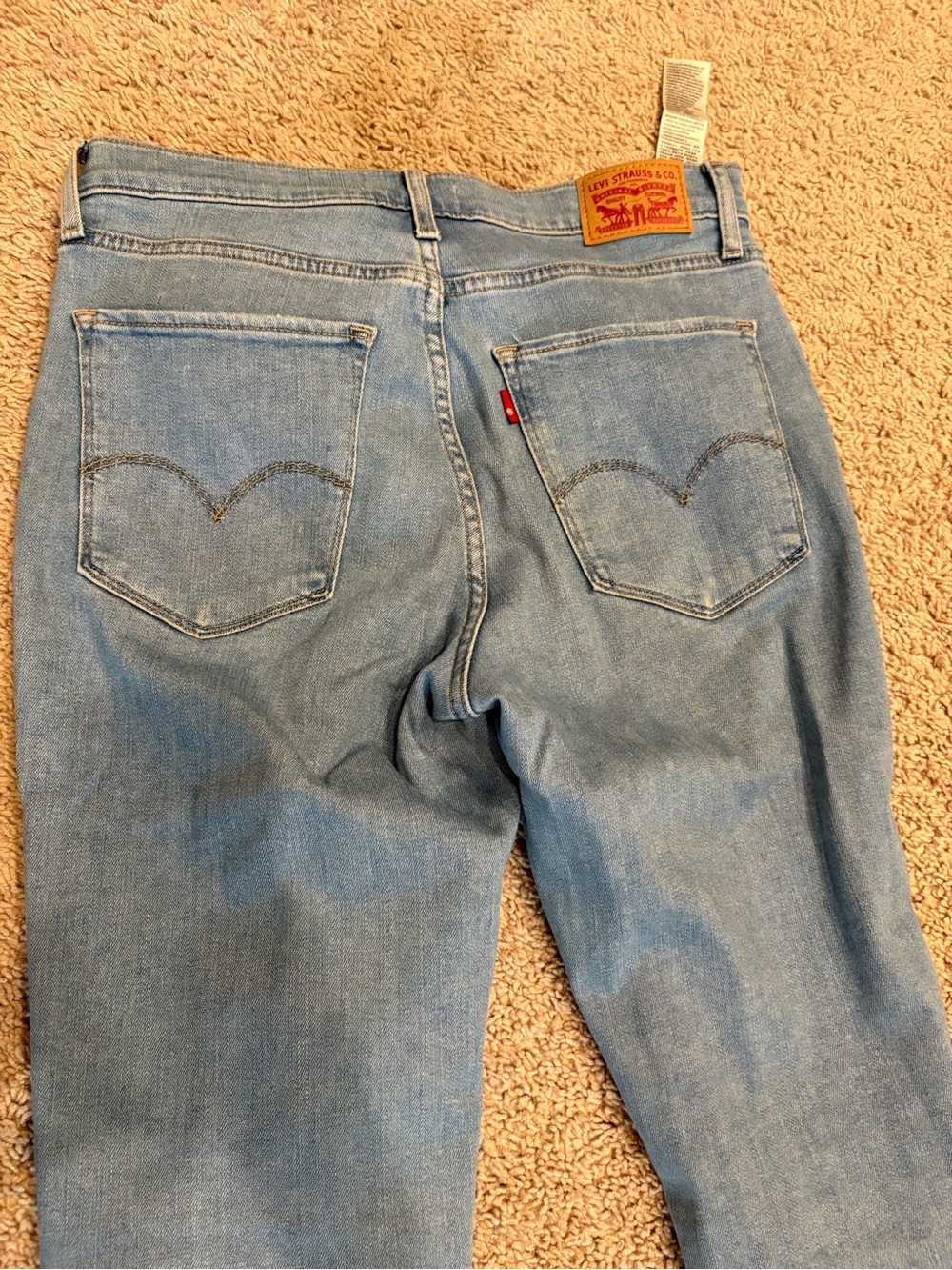 Levi's High Rise Straight-Leg Crop, Size 30 - Picture 2 of 3